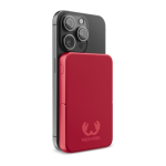 Powerbank met houderfunctie voor telefoon Fresh 'n Rebel 5.000 mAh kleur rood derde weergave