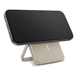 Powerbank met houderfunctie voor telefoon Fresh 'n Rebel 5.000 mAh kleur beige tweede weergave
