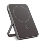 Powerbank met houderfunctie voor telefoon Fresh 'n Rebel 5.000 mAh kleur titanium