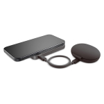 Powerbank met houderfunctie voor telefoon Fresh 'n Rebel 5.000 mAh kleur titanium vierde weergave