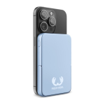 Powerbank met houderfunctie voor telefoon Fresh 'n Rebel 5.000 mAh kleur pastel blauw derde weergave