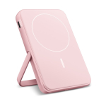 Powerbank met houderfunctie voor telefoon Fresh 'n Rebel 5.000 mAh kleur rose paztel