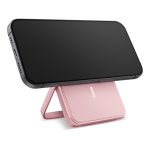 Powerbank met houderfunctie voor telefoon Fresh 'n Rebel 5.000 mAh kleur rose paztel tweede weergave