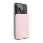 Powerbank met houderfunctie voor telefoon Fresh 'n Rebel 5.000 mAh kleur rose paztel derde weergave