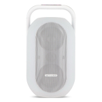 Witte speaker met sfeerverlichting en bovenhandvat van Muse kleur wit tweede weergave