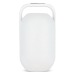 Witte speaker met sfeerverlichting en bovenhandvat van Muse kleur wit derde weergave