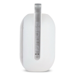 Witte speaker met sfeerverlichting en bovenhandvat van Muse kleur wit vijfde weergave
