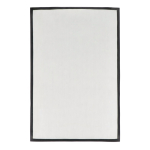 Volledig personaliseerbare deurmat met antislip onderzijde 60x90 cm kleur zwart tweede weergave