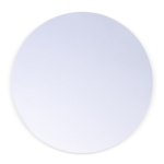 Ronde muismat voor full-colour bedrukking kleur wit vierde weergave