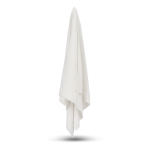 Handdoek van katoen en polyester velours om te sublimeren 50x100 cm kleur wit vierde weergave