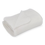 Gerecyclede polar fleece deken voor sublimatie 250 g/m² kleur wit derde weergave