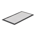 Bar mat met antislip onderzijde voor sublimatie kleur zwart