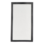 Bar mat met antislip onderzijde voor sublimatie kleur zwart tweede weergave