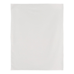 Ultra zachte polar fleece deken voor sublimatie 190 g/m² kleur wit vijfde weergave
