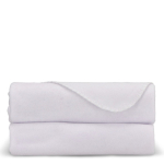 Ultra zachte polar fleece deken voor sublimatie 290 g/m² kleur wit