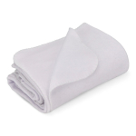 Ultra zachte polar fleece deken voor sublimatie 290 g/m² kleur wit derde weergave