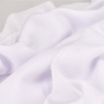 Ultra zachte polar fleece deken voor sublimatie 290 g/m² kleur wit vierde weergave