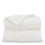 Ultra zachte polar fleece deken voor sublimatie 270 g/m² kleur wit