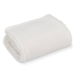 Ultra zachte polar fleece deken voor sublimatie 270 g/m² kleur wit tweede weergave