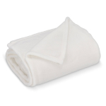 Ultra zachte polar fleece deken voor sublimatie 270 g/m² kleur wit derde weergave
