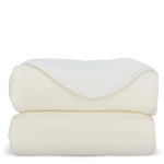 Ultra zachte polar fleece deken voor sublimatie 510 g/m² kleur wit