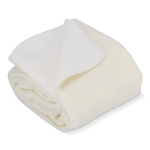 Ultra zachte polar fleece deken voor sublimatie 510 g/m² kleur wit derde weergave