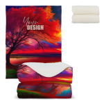 Ultra zachte polar fleece deken voor sublimatie 510 g/m²