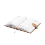 Kurken A5-agenda met magneetsluiting kleur naturel detailweergave 1