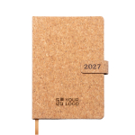 Kurken A5-agenda met magneetsluiting hoofdweergave