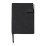 RPET-agenda met magnetische sluiting in A5-formaat kleur zwart tweede weergave