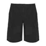 Werkbermuda van katoen en polyester 200 g/m² Roly Armour kleur zwart tweede weergave