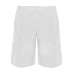 Werkbermuda van katoen en polyester 200 g/m² Roly Armour kleur wit tweede weergave