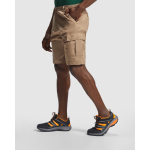Werkbermuda van katoen en polyester 200 g/m² Roly Armour kleur camel vijfde gebruiksweergave