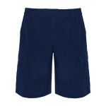 Werkbermuda van katoen en polyester 200 g/m² Roly Armour kleur marineblauw tweede weergave