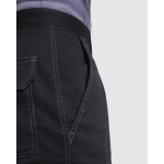 Bermuda van polyester en katoen met zakken 250 g/m² Roly Vitara kleur zwart detailweergave 1