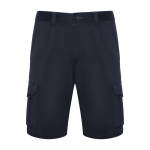 Bermuda van polyester en katoen met zakken 250 g/m² Roly Vitara kleur marineblauw tweede weergave