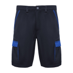 Werkbermuda van polyester en katoen 250 g/m² Roly Tahoe kleur koningsblauw tweede weergave