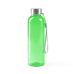 Bidon van RPET met transparante body en draagriem 600 ml kleur pastel groen tweede weergave
