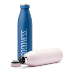 RVS thermofles met koper vacuümisolatie 750 ml kleur zwart detailweergave 1