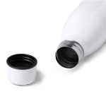 Roestvrijstalen fles geschikt voor sublimatie 700ml kleur wit detailweergave 3