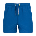 Zwembroek van polyester met details 100 g/m² Roly Direct Balos kleur koningsblauw tweede weergave