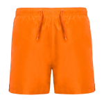 Zwemshort van polyester met zijzakken 100 g/m² Roly Direct Aqua kleur neon oranje tweede weergave