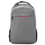 Gemêleerde polyester rugzak bedrukken met laptopvak kleur grijs tweede weergave
