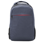 Gemêleerde polyester rugzak bedrukken met laptopvak kleur grijsachtig blauw tweede weergave