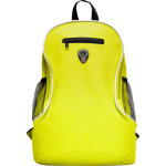 Goedkope polyester rugzak met diverse compartimenten Travel kleur geel tweede weergave
