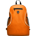 Goedkope polyester rugzak met diverse compartimenten Travel kleur oranje tweede weergave
