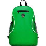 Goedkope polyester rugzak met diverse compartimenten Travel kleur mintgroen tweede weergave