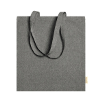 Resistente gekleurde gerecyclede katoenen tas 8kg 120 g/m2 Eco Recycle kleur zwart tweede weergave