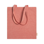 Resistente gekleurde gerecyclede katoenen tas 8kg 120 g/m2 Eco Recycle kleur rood tweede weergave