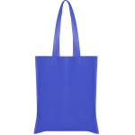 Non-woven tas met lange gelaste hengsels, draagkracht 6 kg kleur electrisch blauw tweede weergave